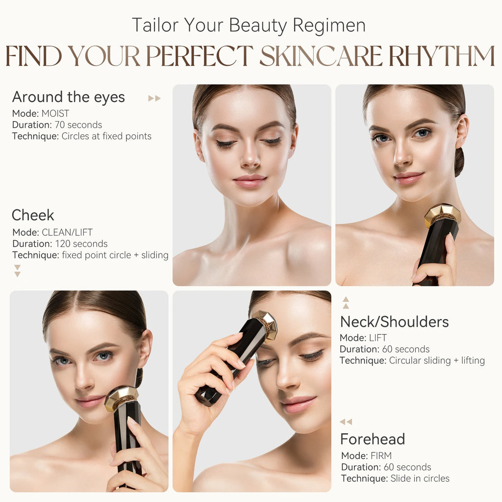 ANLAN Multifunction Skincare Device Pro 18K Gold – løft, forny og gjenoppliv huden med profesjonell presisjon