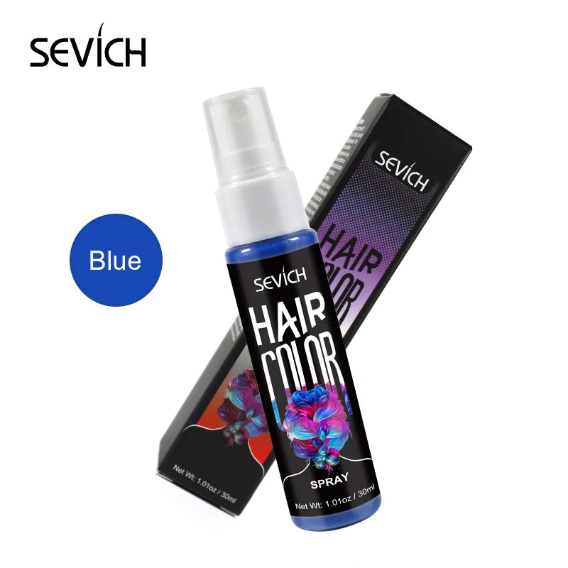 Sevich 5-Color Hair Color Spray – midlertidig hårfarge for kreativ og morsom styling
