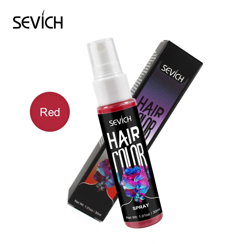 Sevich 5-Color Hair Color Spray – midlertidig hårfarge for kreativ og morsom styling