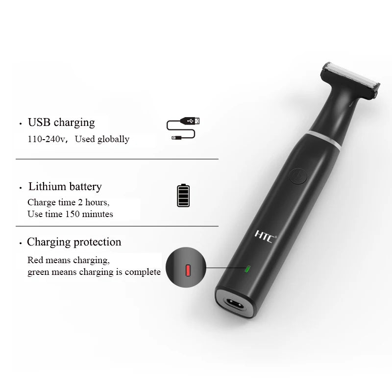 HTC 266-GT Face + Body Hybrid Trimmer – alt-i-én løsning for presis og komfortabel grooming