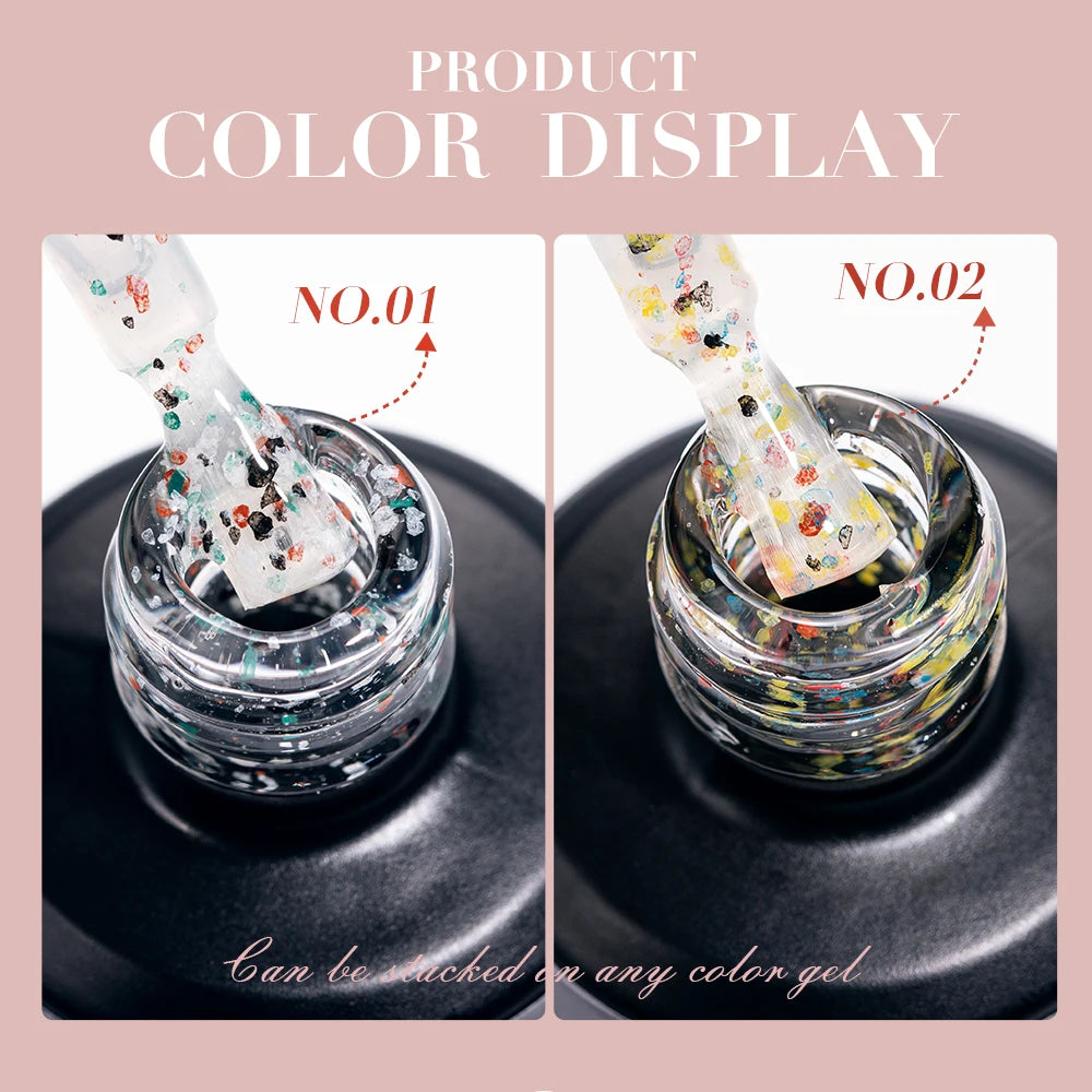 JTING Terrazzo Eggshell Gel Neglelakk