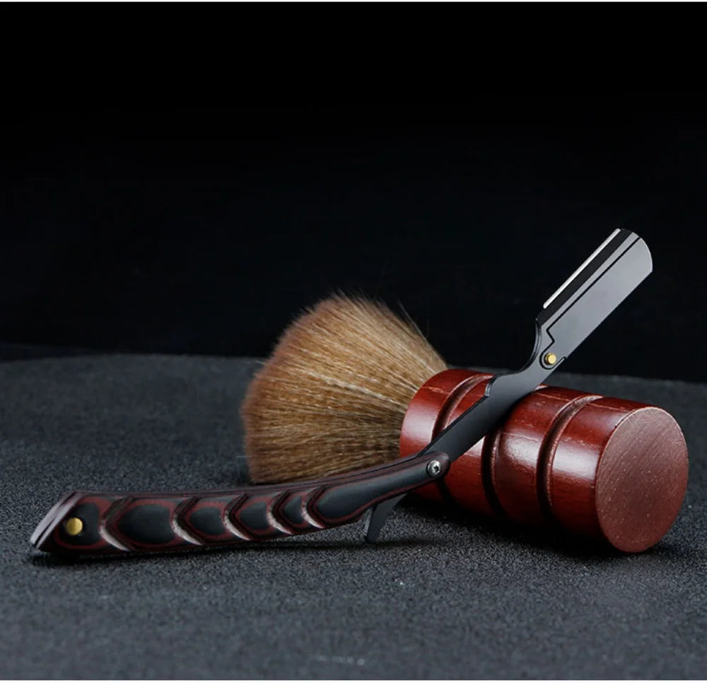 Profesjonell Barberhøvel for Menn – Klassisk Design, Skarpt Blad og Perfekt Barbersnitt