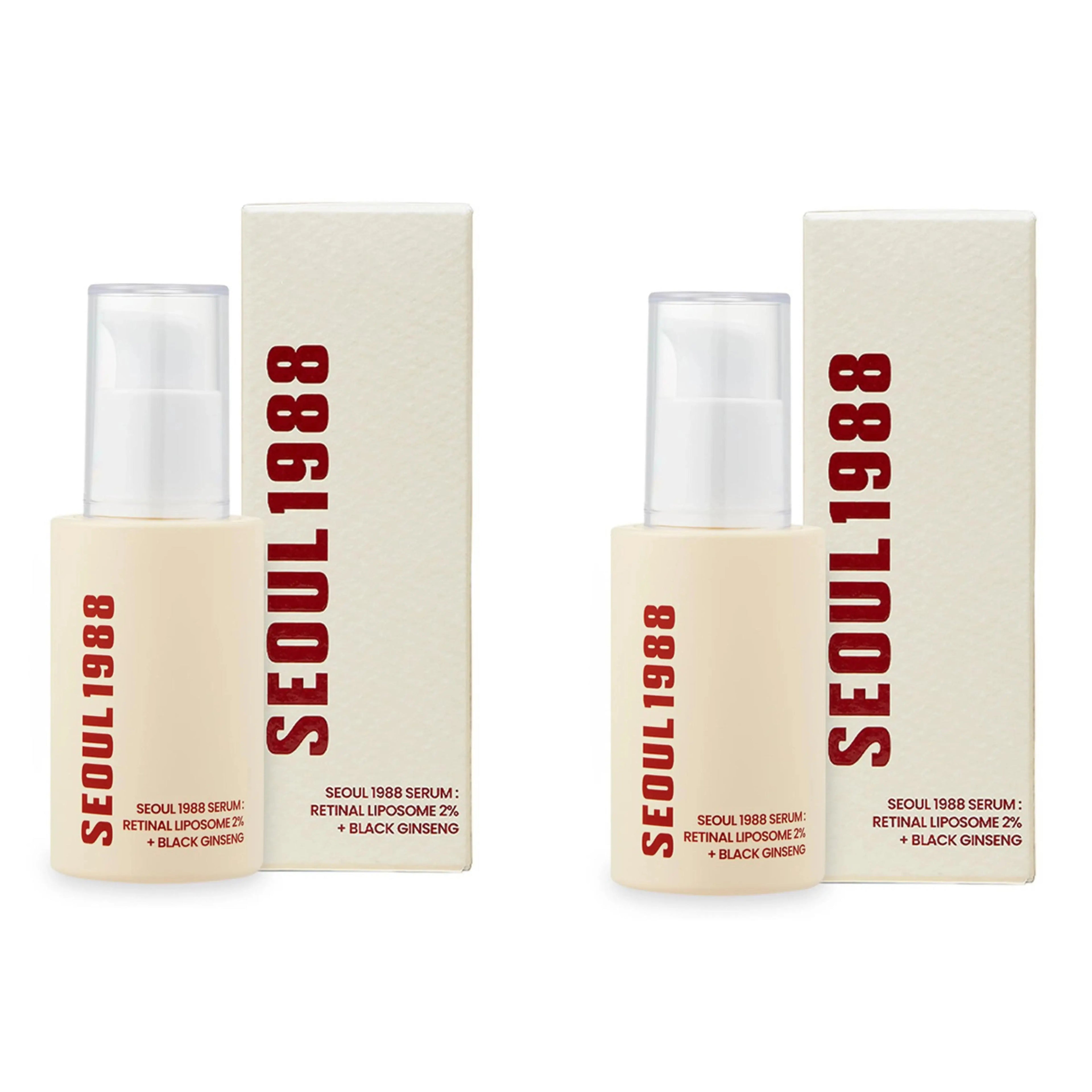 Korean 1988 Retinol Face Serum – intensiv anti-aging behandling med ginseng, vitamin C og niacinamid