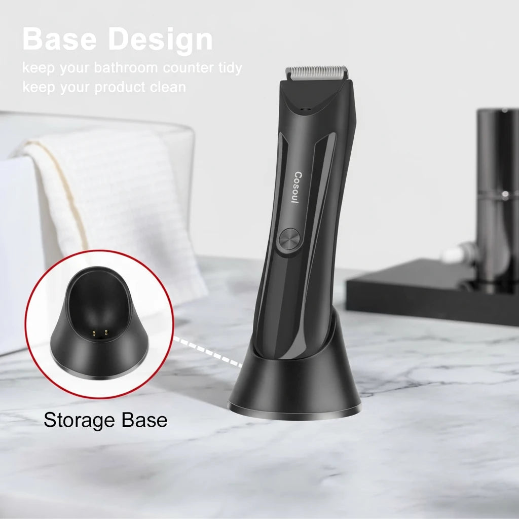 Cosoul U8 Body Hair Trimmer – trygg, stillegående og effektiv hårfjerning for både menn og kvinner