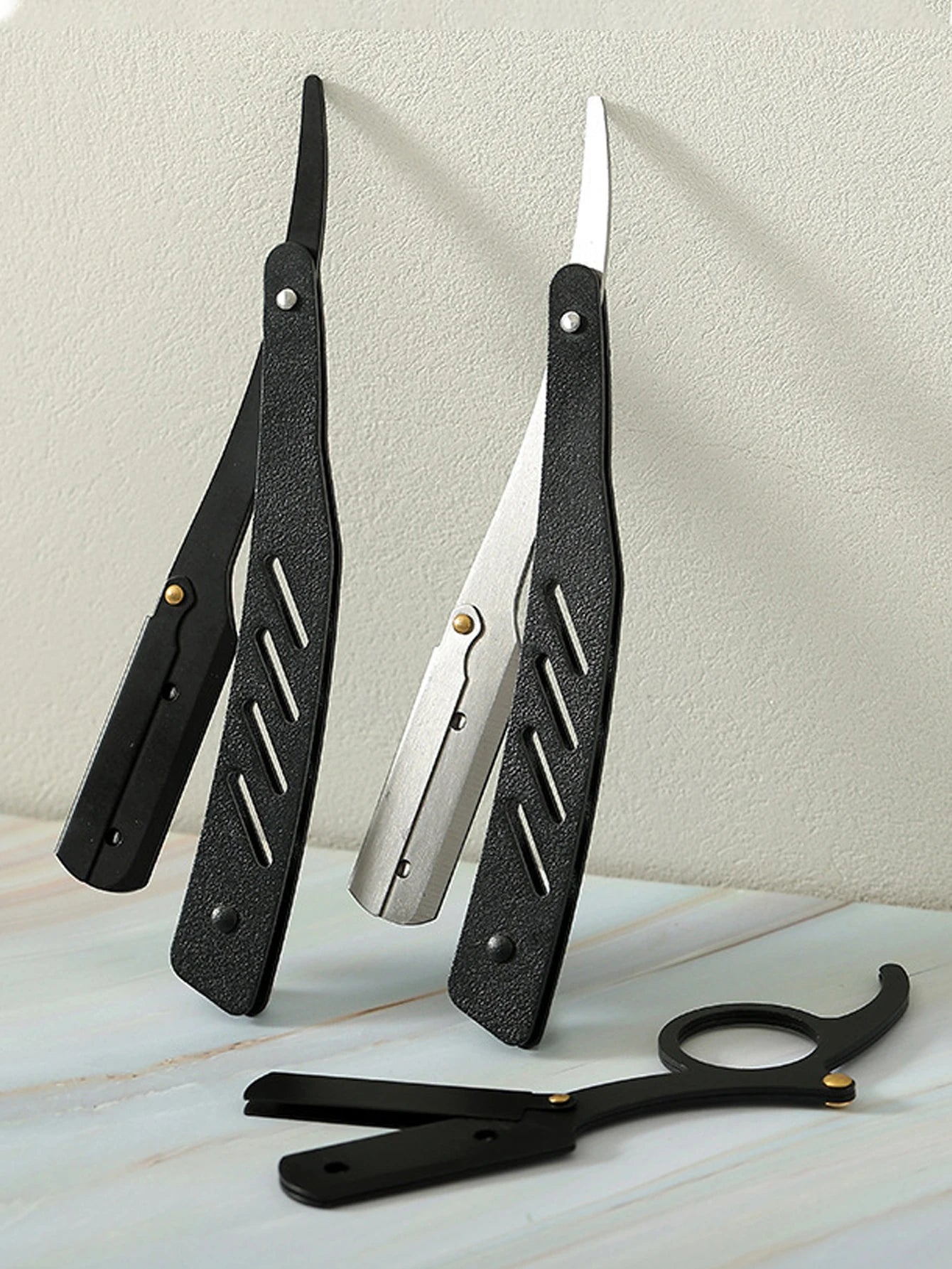 Manuell Barberhøvel i Rustfritt Stål – Presis, Komfortabel og Slitesterk Barbering for Menn