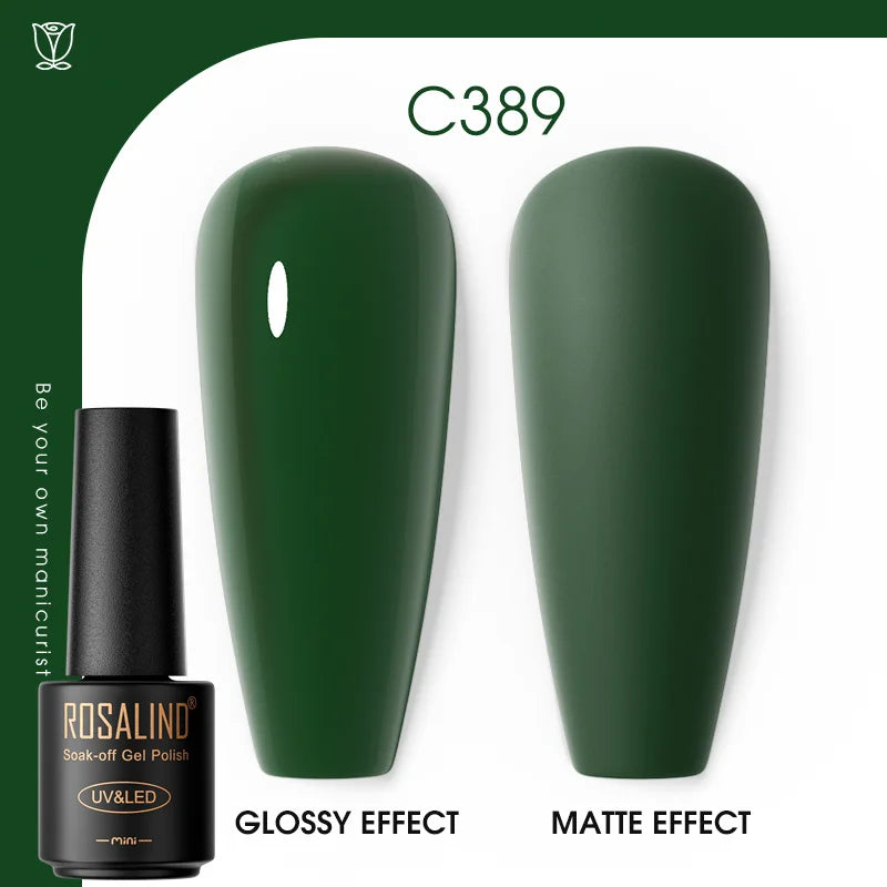 ROSALIND Gel Neglelakk – Klassisk Fargekolleksjon