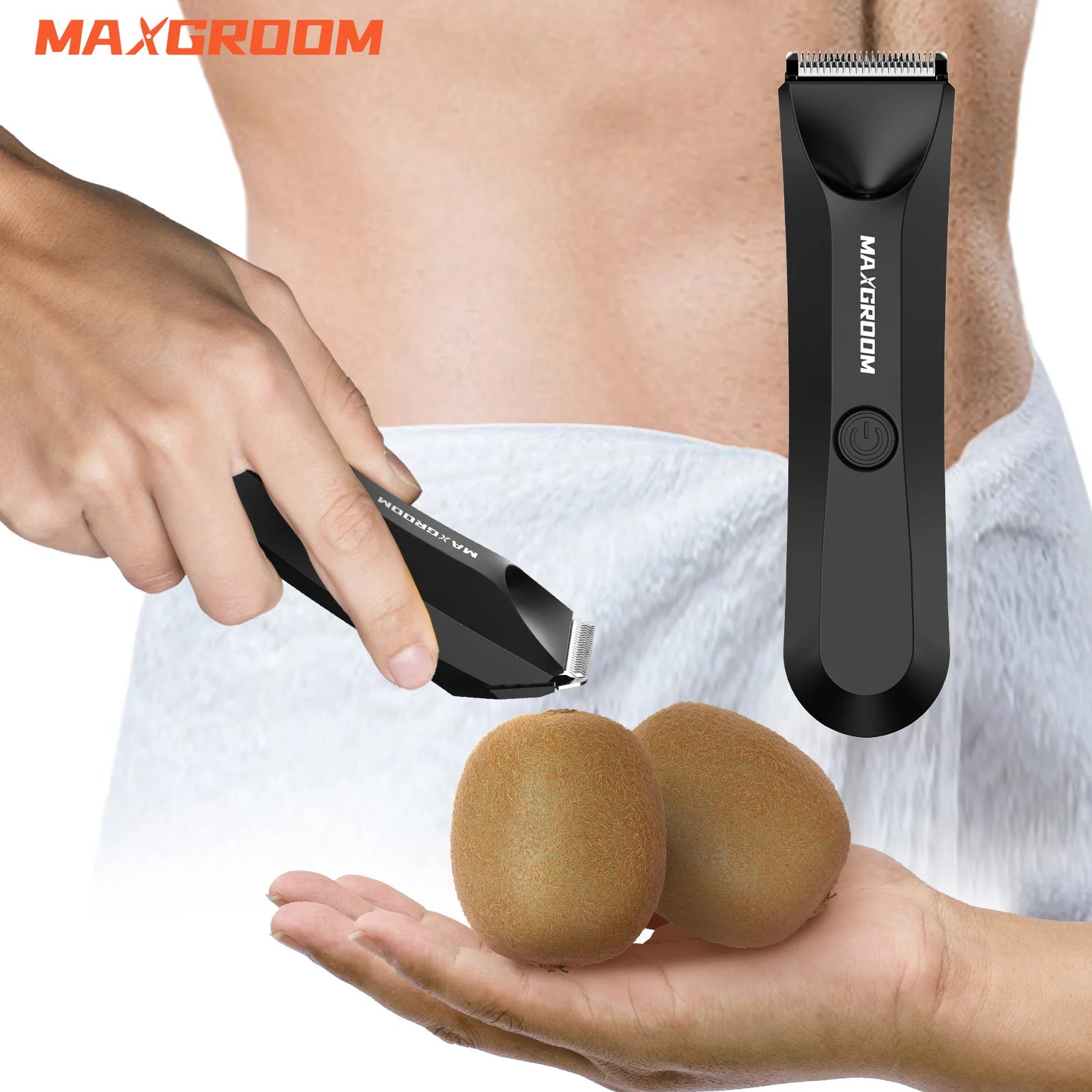 MAXGROOM Body Hair Trimmer – presis, trygg og vanntett kroppspleie for menn