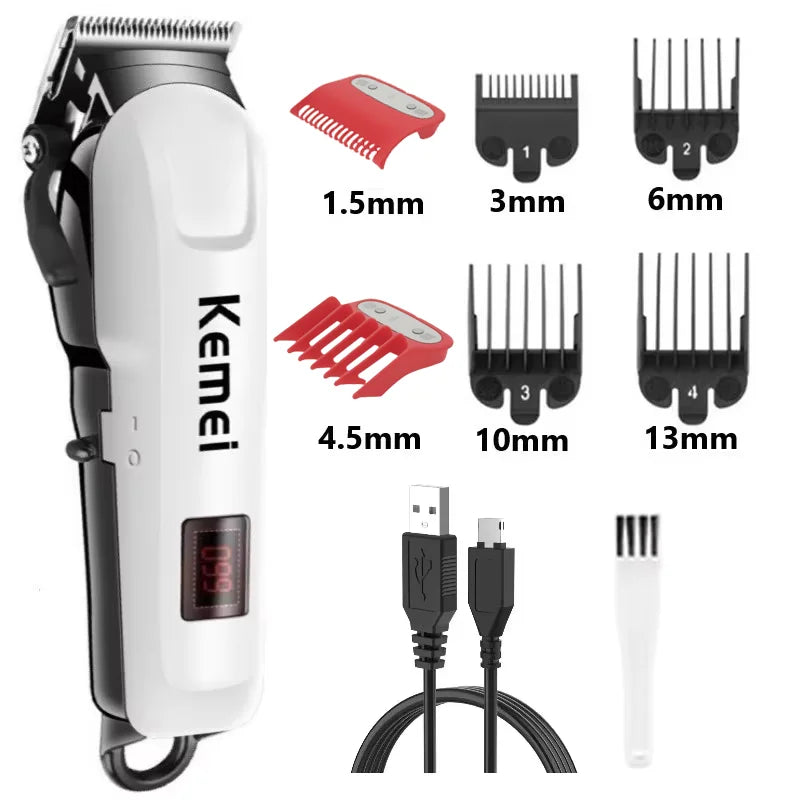 Kemei 809A Professional Hair Trimmer – presis, kraftig og komfortabel klipp for profesjonelle og hjemmebruk