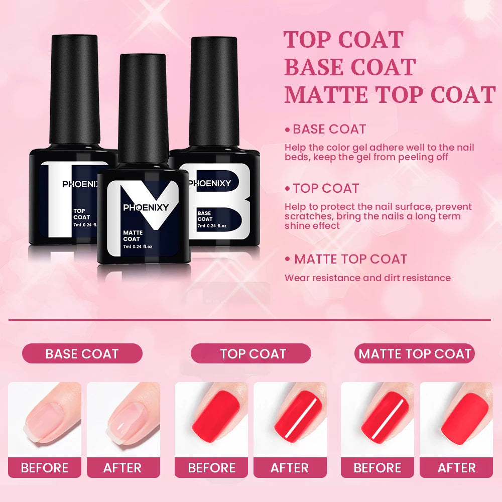 PHOENIXY Gel Neglelakksett