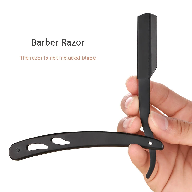 Klassisk Barberkniv i Rustfritt Stål – Stil, Presisjon og Kontroll for Menn