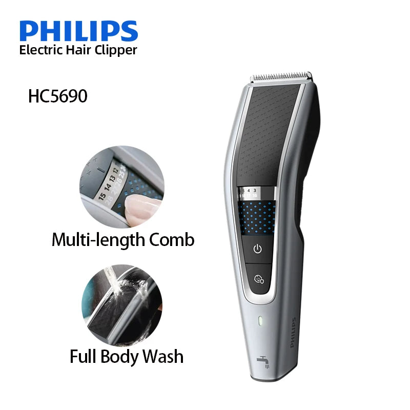 Philips Hairclipper Series 5000 – vaskbar hårklipper med 27 lengdeinnstillinger