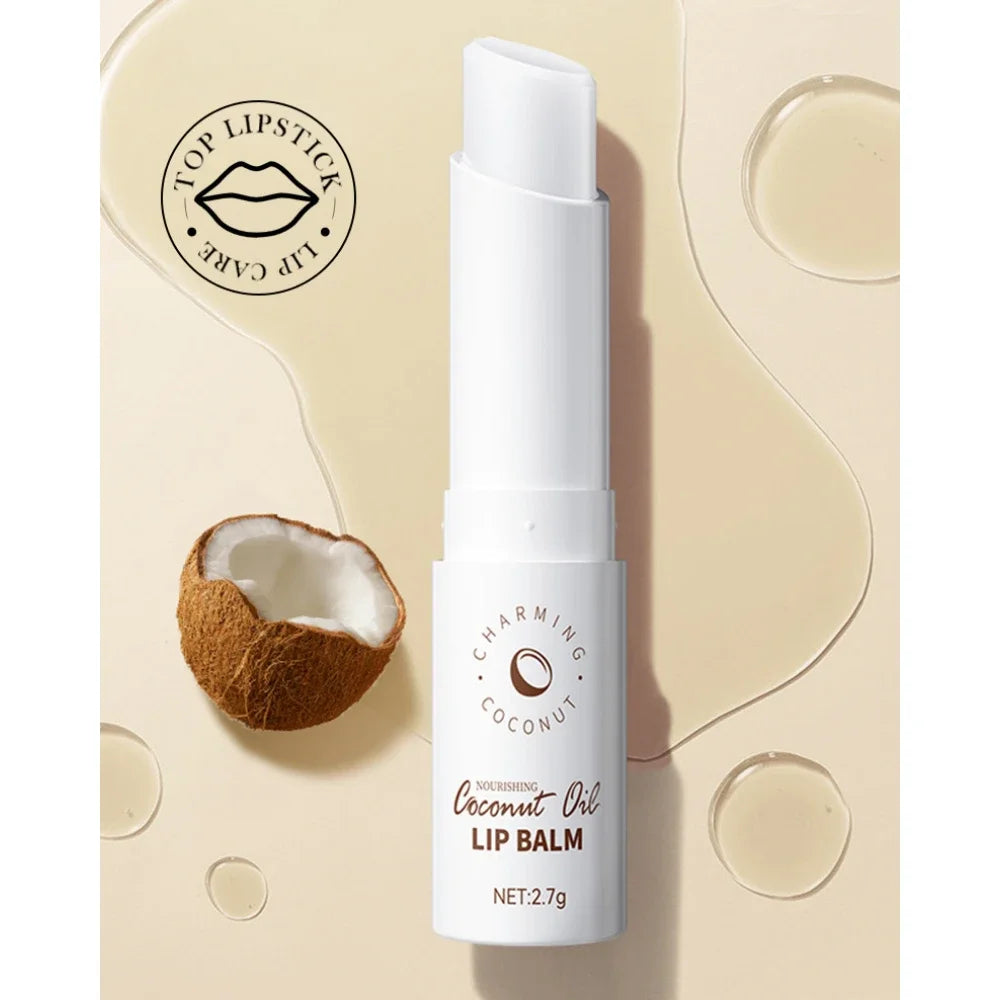 SADOER Coconut Lip Balm 2.7g – Myke, Fuktige Lepper Hele Dagen