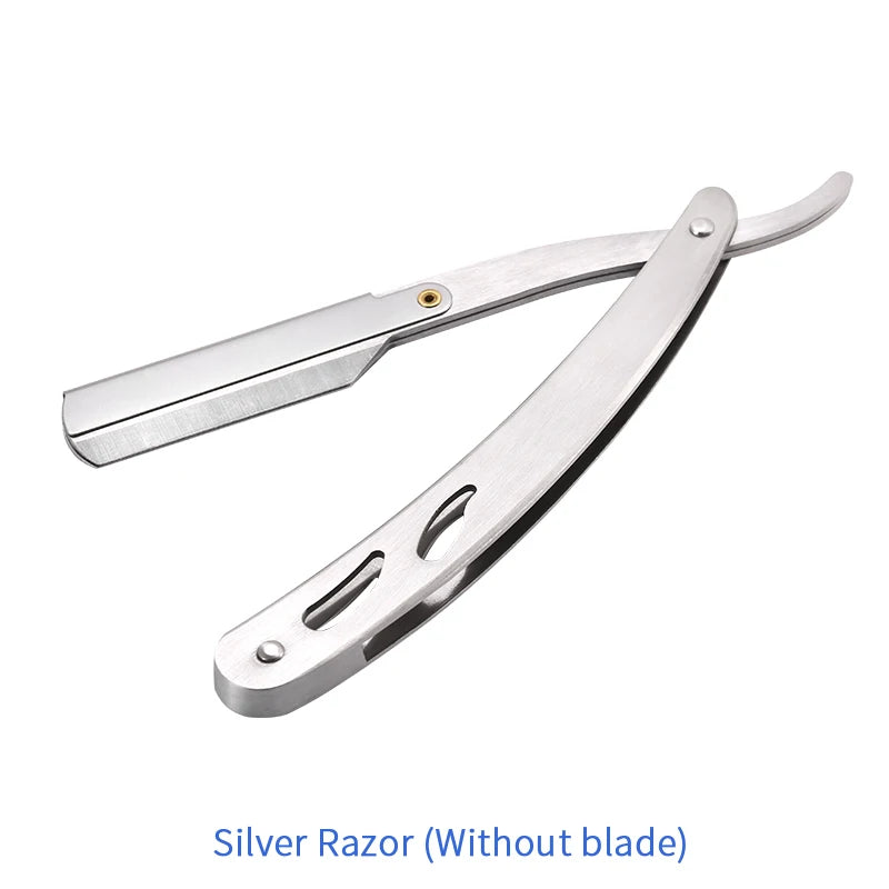 Klassisk Barberkniv i Rustfritt Stål – Stil, Presisjon og Kontroll for Menn