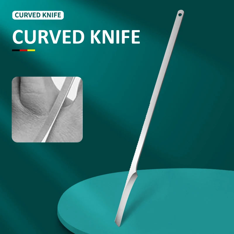 3 pcs/set Pedicure Knife Set Professional Ingrown Toenail Foot Care Tools Stainless Steel Nail Nippers Clipper Remover Kit