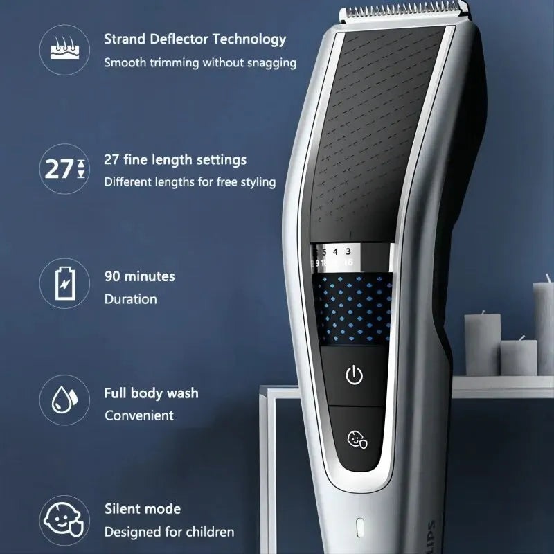 Philips Hairclipper Series 5000 – vaskbar hårklipper med 27 lengdeinnstillinger
