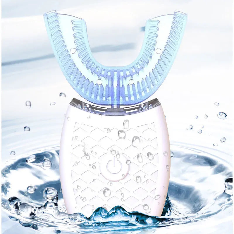 Balashov U-Shape Sonic Electric Toothbrush – 360° helautomatisk tannbørste med silikonhode og kaldlysbelysning