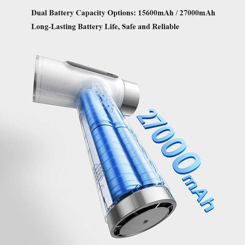 Trådløs Høyhastighets Hårføner – 100 000 RPM med Varm- og Kaldluft