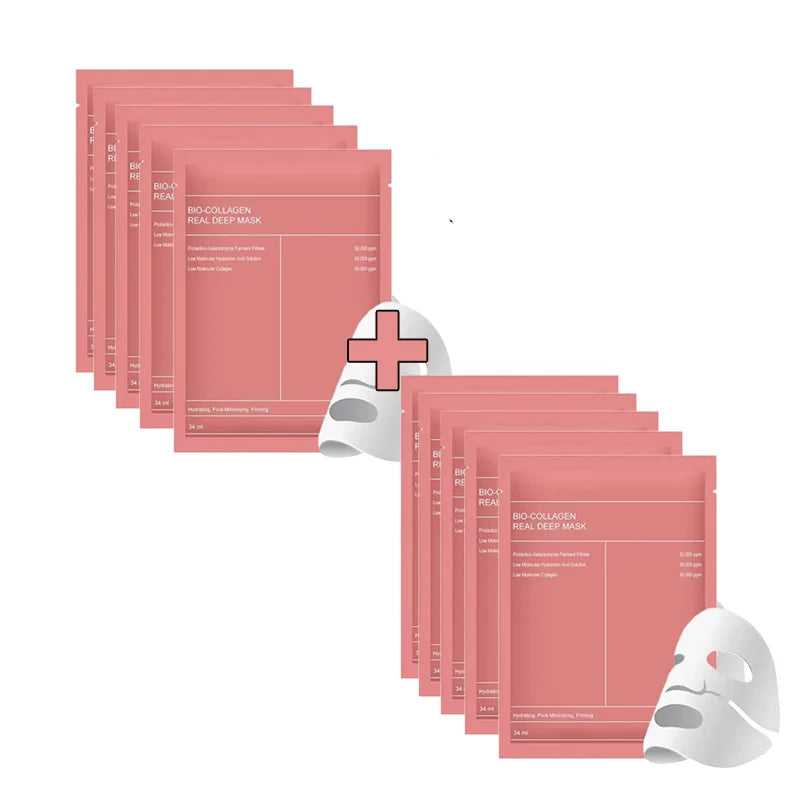 EELHOE Bio Collagen Face Mask – Dyp Fukt, Fasthet og Naturlig Glød