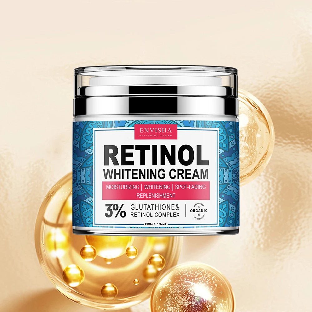 ENVISHA Retinol &amp; Collagen Face Cream – anti-age, fukt og glød i én krem