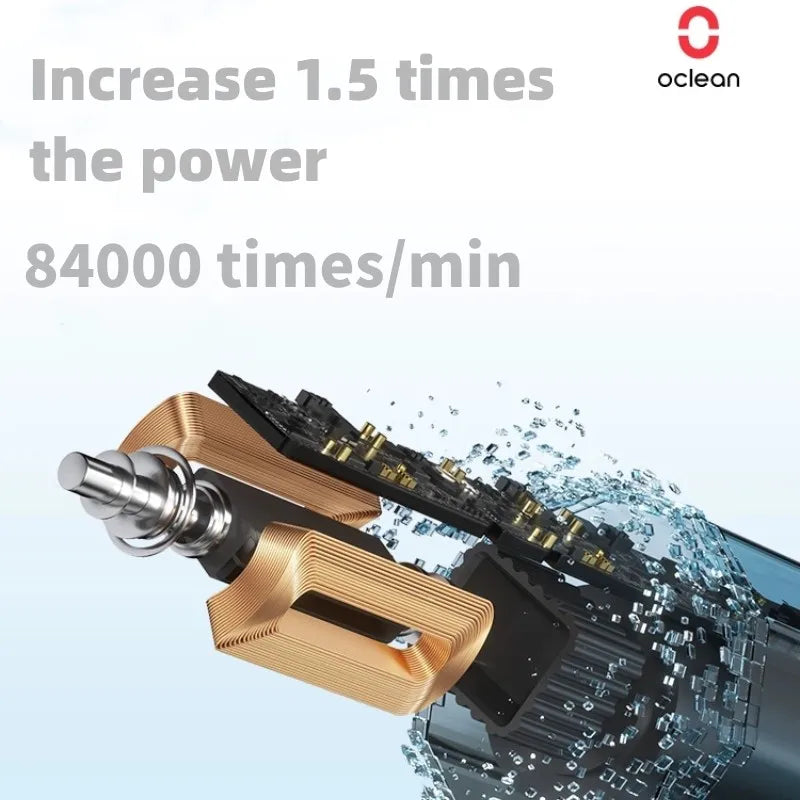 Oclean X Pro 20 AI elektrisk tannbørste – smart rengjøring med micro-sweep teknologi og digital skjerm