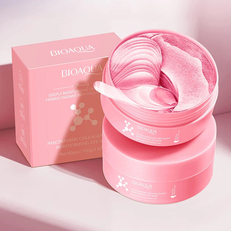 BIOAQUA Nicotinamide Collagen Eye Mask 80pcs