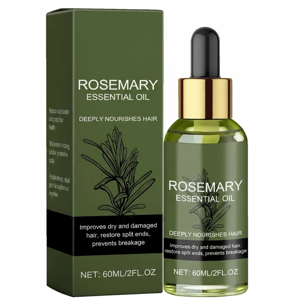 Rosemary Hair Essential Oil – Naturlig styrke, glans og næring for sunt hår