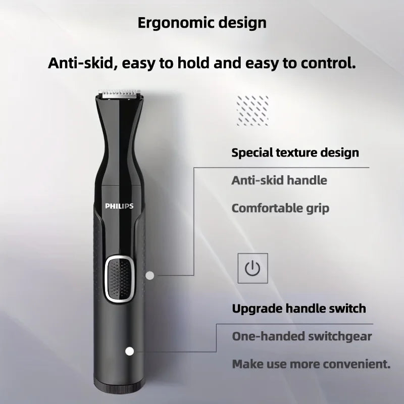 Philips NT5650/15 Nese- og ørehårtrimmer – presis, trygg og smertefri trimming