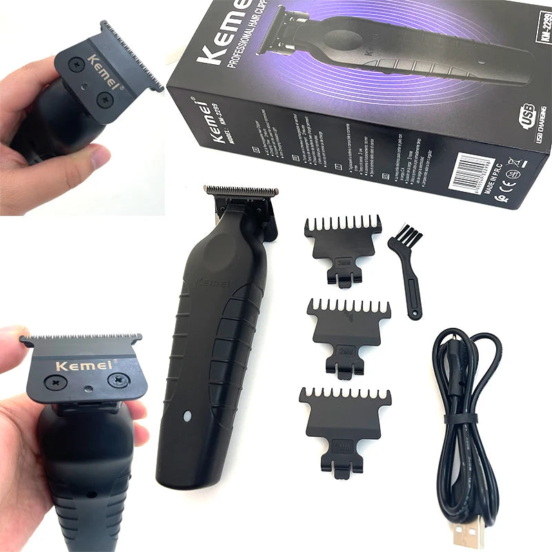 Kemei KM-2299 Professional Hair Trimmer – presis, kraftig og perfekt til fading, konturer og presisjonsklipp