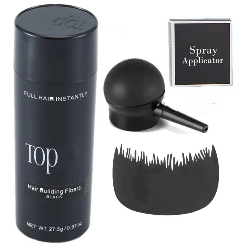 Keratin Hair Fibers Set 3 × 27,5 g – Øyeblikkelig fyldigere og tettere hår