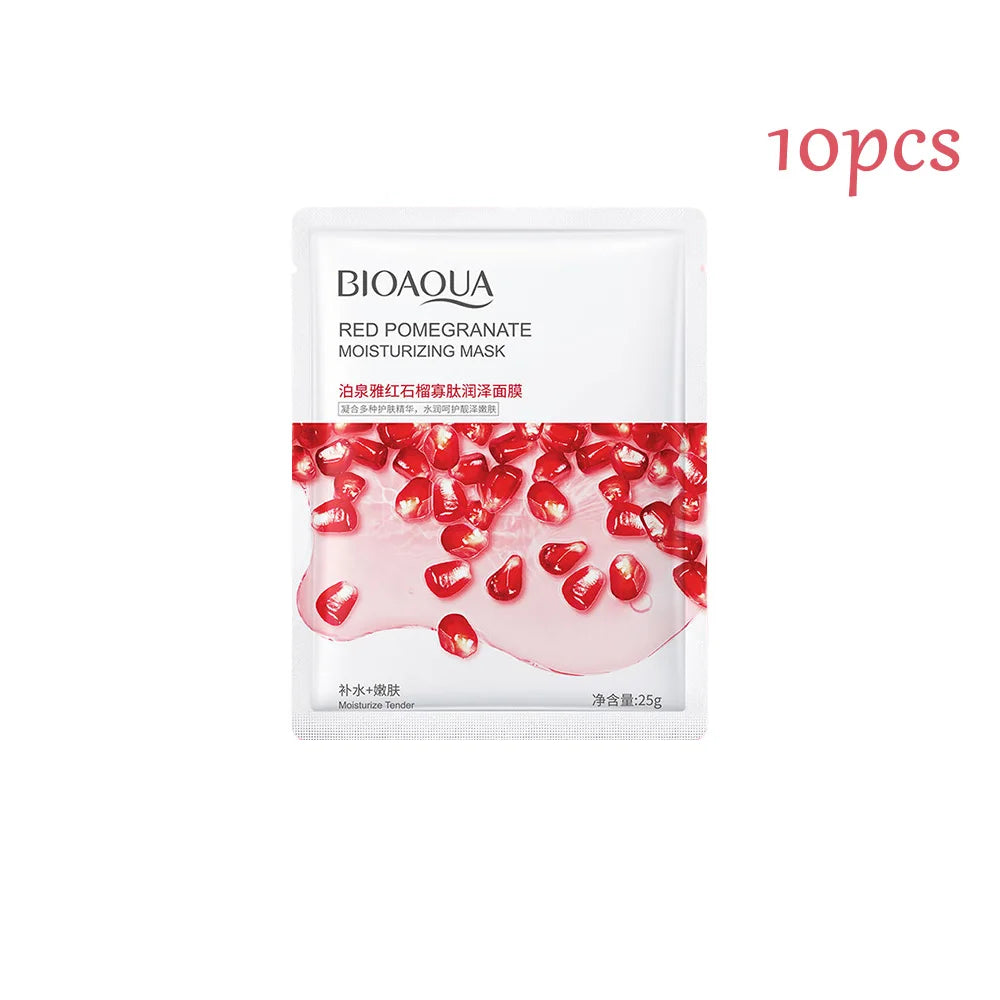 LGRAMER 10pcs Collagen Facial Mask