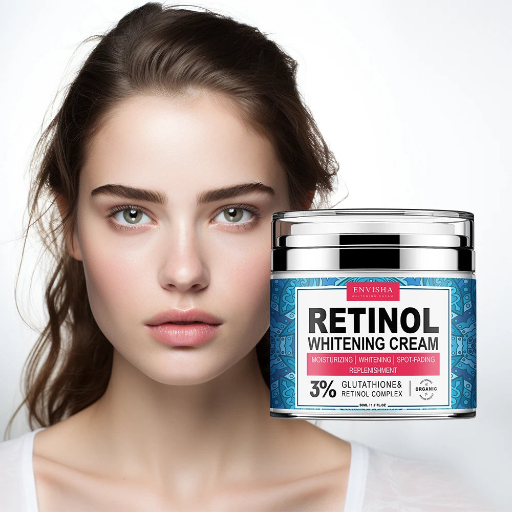 ENVISHA Retinol &amp; Collagen Face Cream – anti-age, fukt og glød i én krem