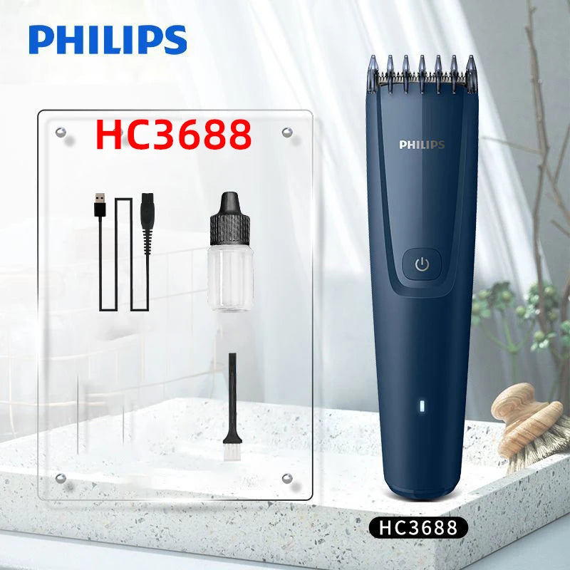 Philips S1113 Elektrisk Barbermaskin – trippel flytende hoder og USB-lading for presis og komfortabel barbering