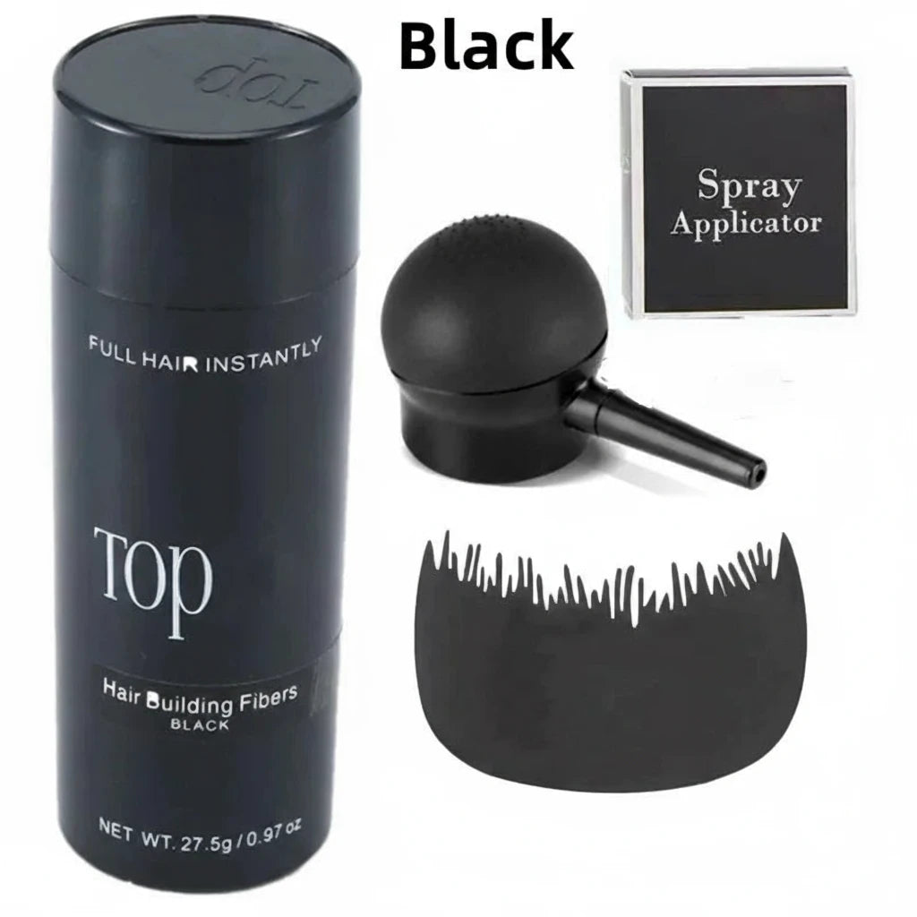 Keratin Hair Fibers Set 3 × 27,5 g – Øyeblikkelig fyldigere og tettere hår