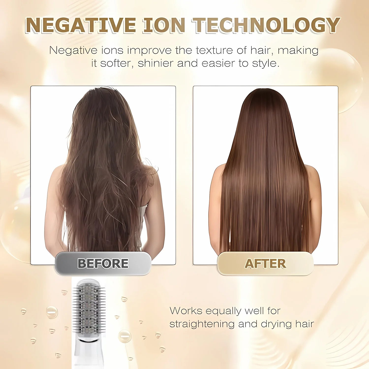 5-i-1 multistyler med varmluftsbørste, krølltang og glattbørste – Airwrap-lignende