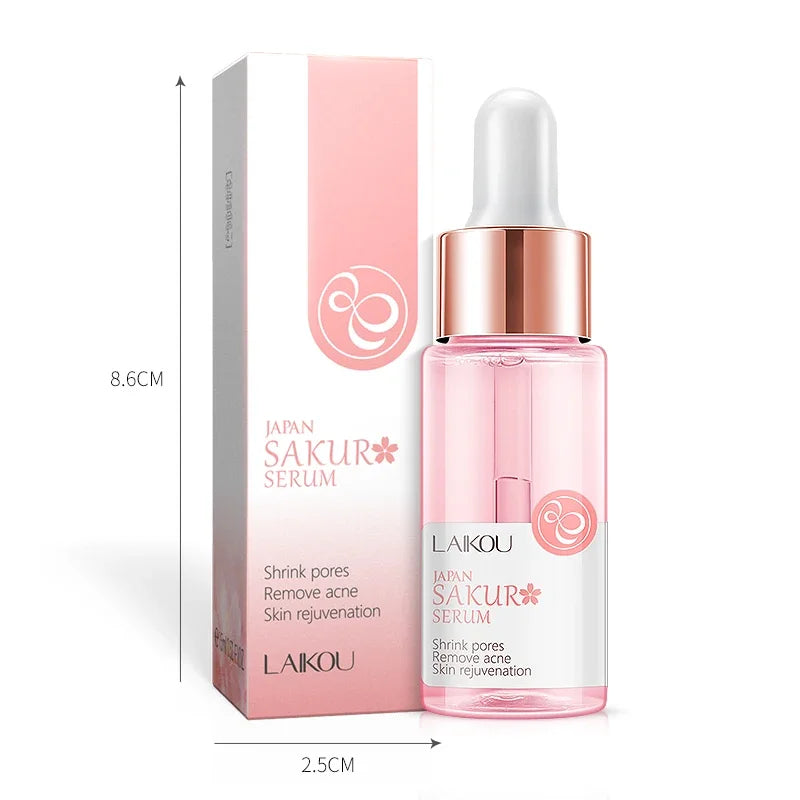 LAIKOU Sakura Face Essence – Glød, fukt og jevn hudtone med japansk kirsebærblomst-
