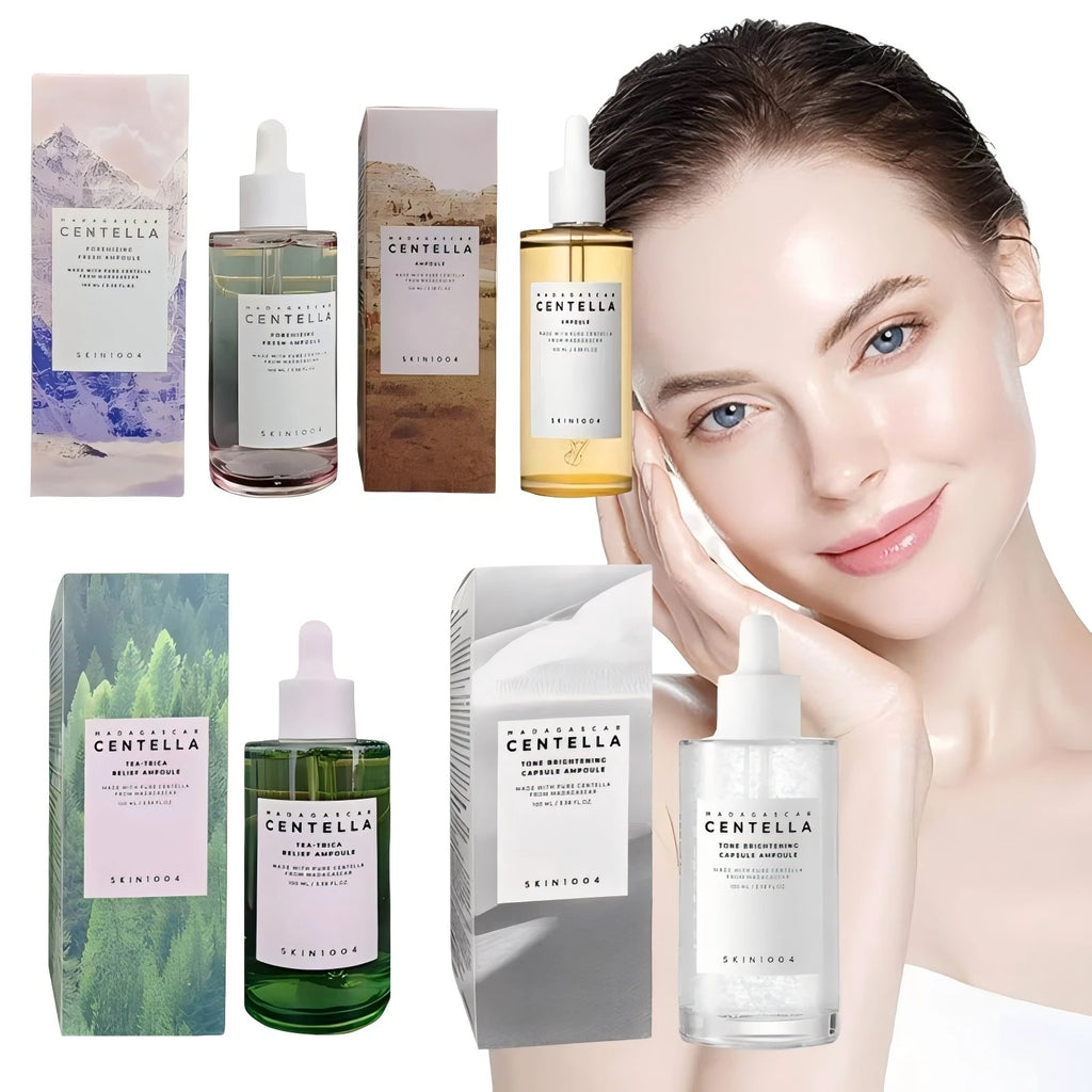 Skin1004 Madagascar Centella Asiatica Ampoule 100 ml – Beroligende, fuktgivende og styrkende hudpleie