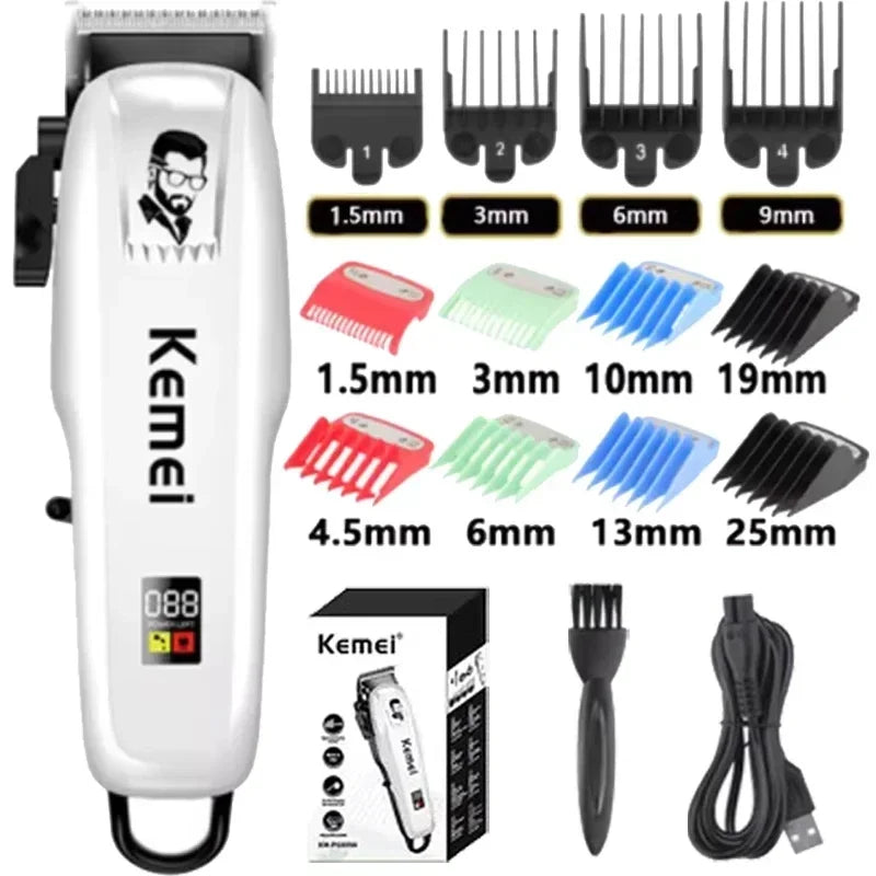Kemei KM-PG809A Professional Hair Clipper – stillegående, kraftig og presis for hele familien