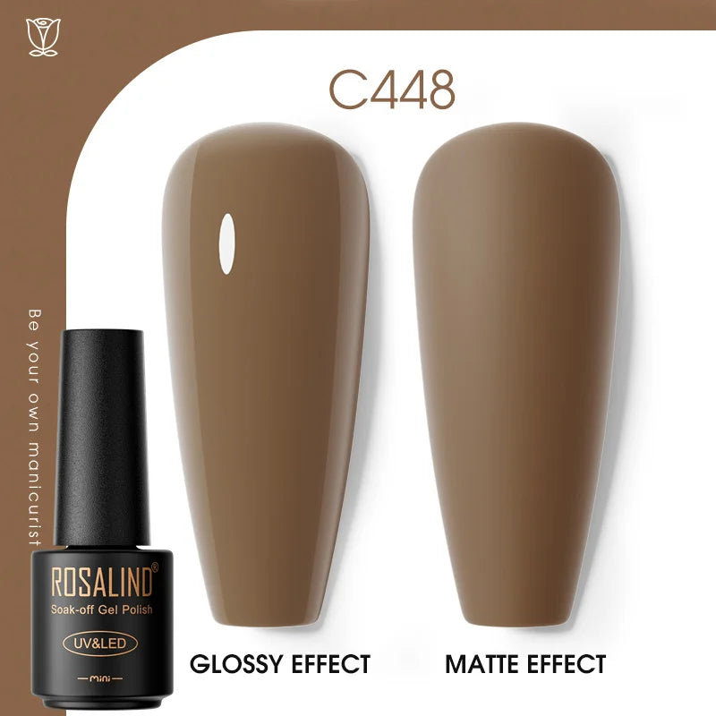 ROSALIND Gel Neglelakk – Klassisk Fargekolleksjon