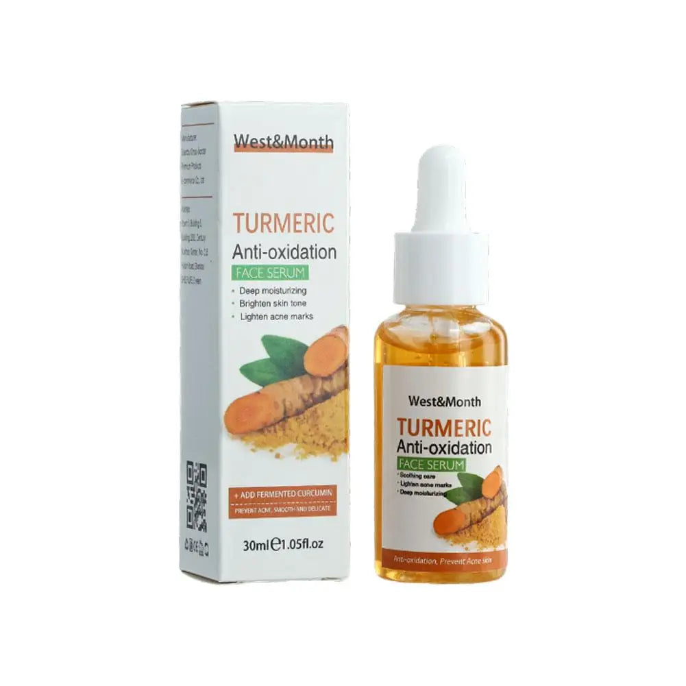 West&Month Turmeric Face Whitening Serum – naturlig glød og jevnere hudtone med gurkemeie