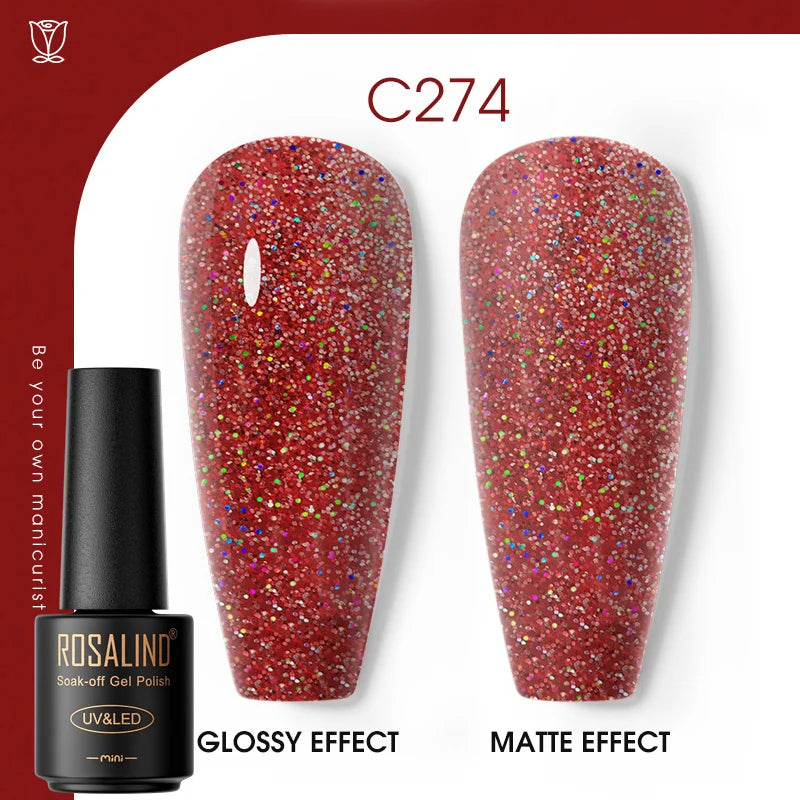 ROSALIND Gel Neglelakk – Klassisk Fargekolleksjon