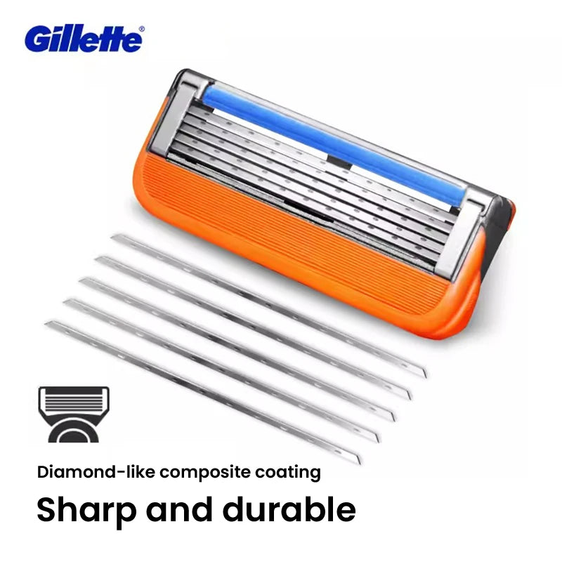 Gillette Fusion 5 barberhøvel – ultratynne blader med presisjonstrimmer
