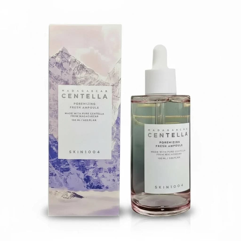 Skin1004 Madagascar Centella Asiatica Ampoule 100 ml – Beroligende, fuktgivende og styrkende hudpleie