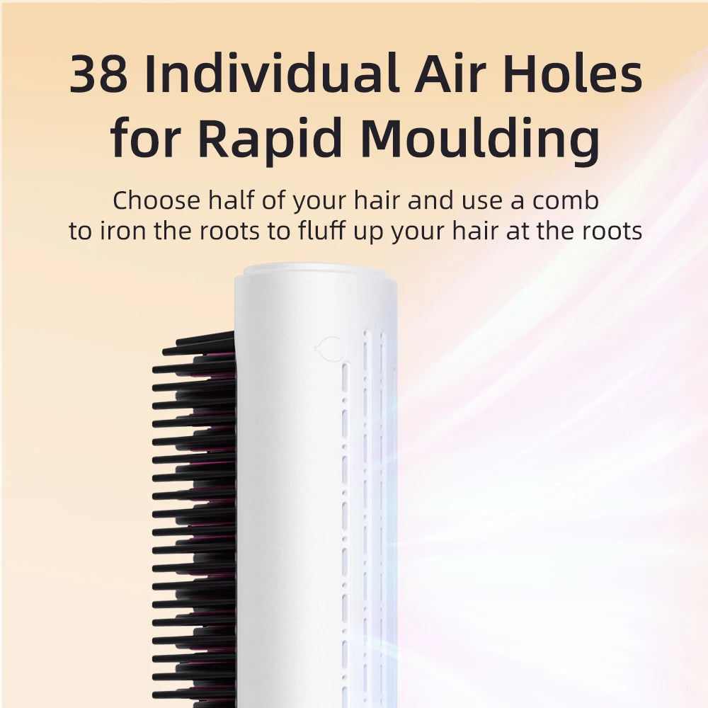 Electric Hot Comb – Multifunksjonell Rettetangbørste med Ioneteknologi og Anti-Brenn-Design