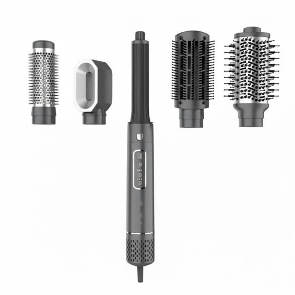 High Speed 6-i-1 Hårføner – 110 000 RPM, 1600 W og Profesjonell Ioneteknologi