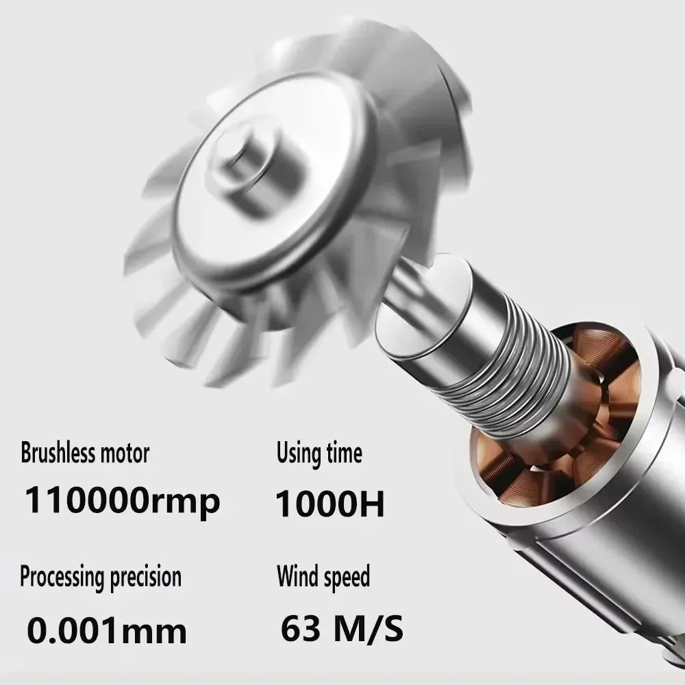 6-i-1 Høyhastighets Hårstyler – 1300 W motor med avansert ioneteknologi og Coanda-luftstrøm