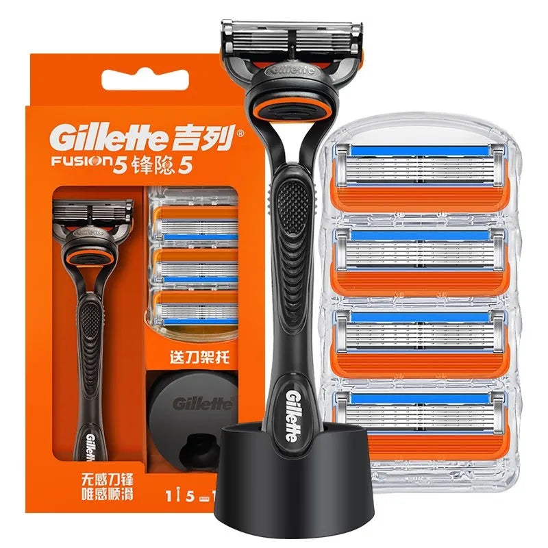 Gillette Fusion 5 barberhøvel – ultratynne blader med presisjonstrimmer