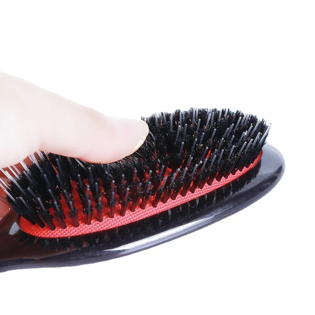 Boar Bristle Hair Brush – Naturlig Børste for Glansfullt og Sunt Hår