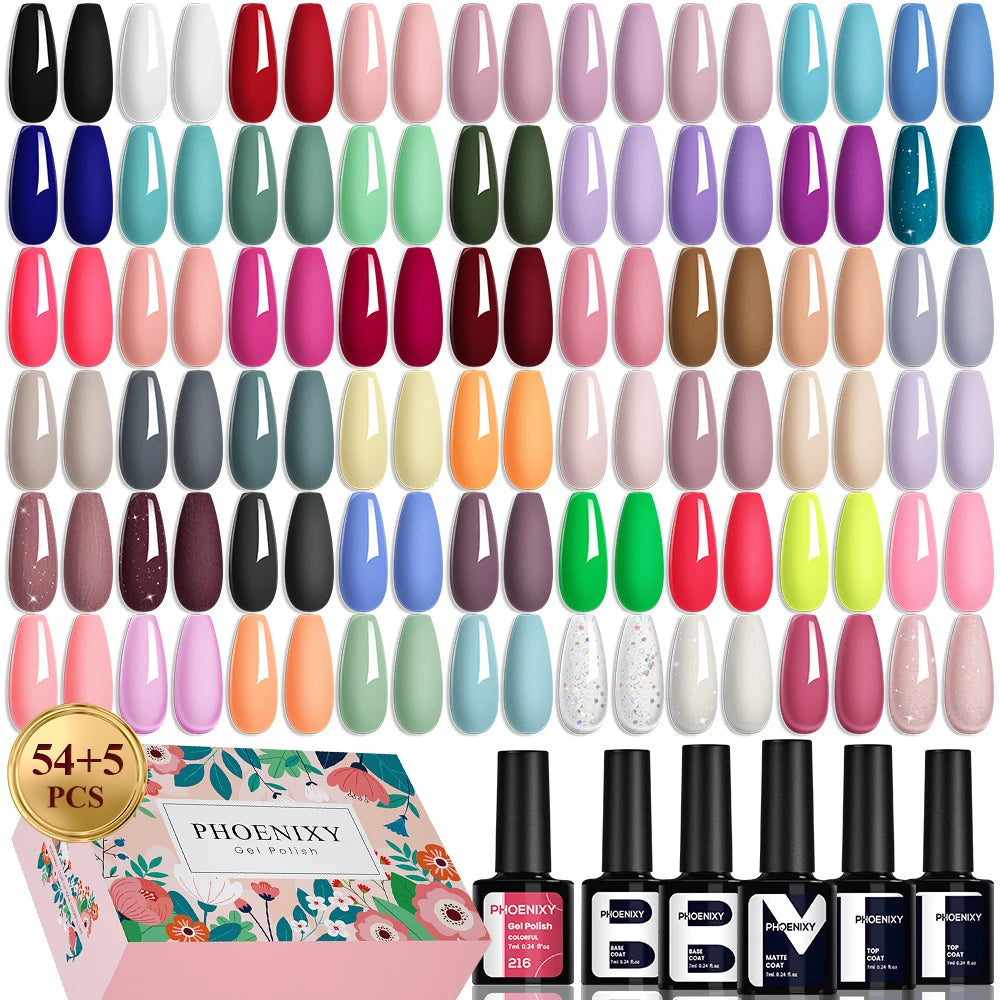 PHOENIXY Gel Neglelakksett