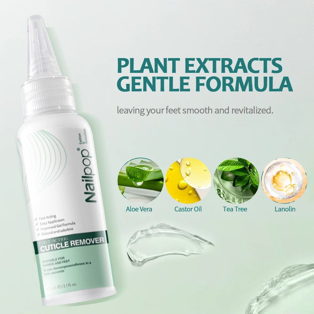 NAILPOP Ekstra Sterk Hard Hud-Fjerner – Profesjonelt Fotpleiesett for Glatte og Myke Føtter