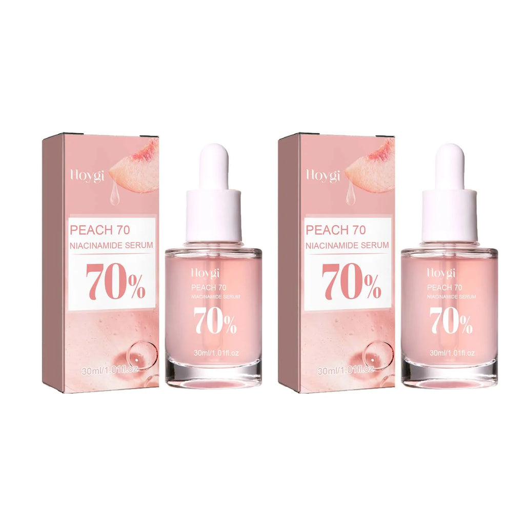 Hoygi Peach 70% Niacinamide Facial Serum – Glød, fukt og jevn hudtone med naturlig ferskenekstrakt